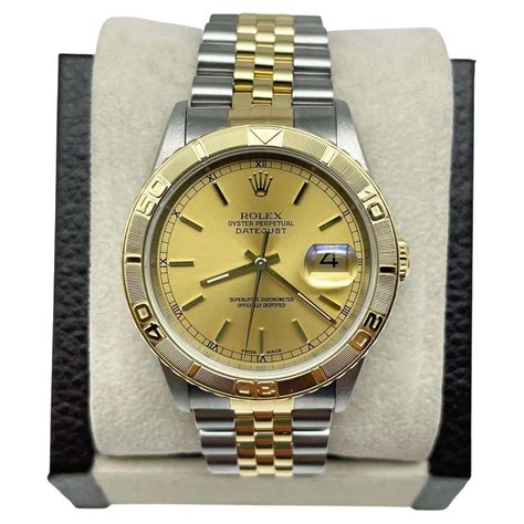 rolex steel thunderbird|rolex turn o graph watch.